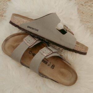 Strappy Wedge Sandal in Tan